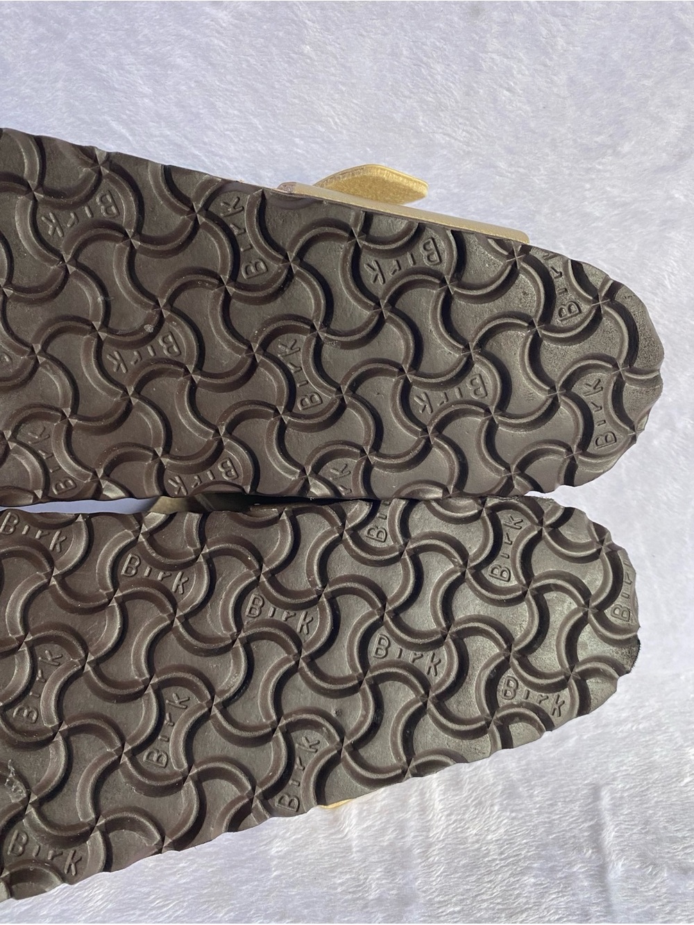 Birkenstock Gizeh Gold Leather Thong Sandals Women’s 38 US 7-7.5 - Picture 10 of 10